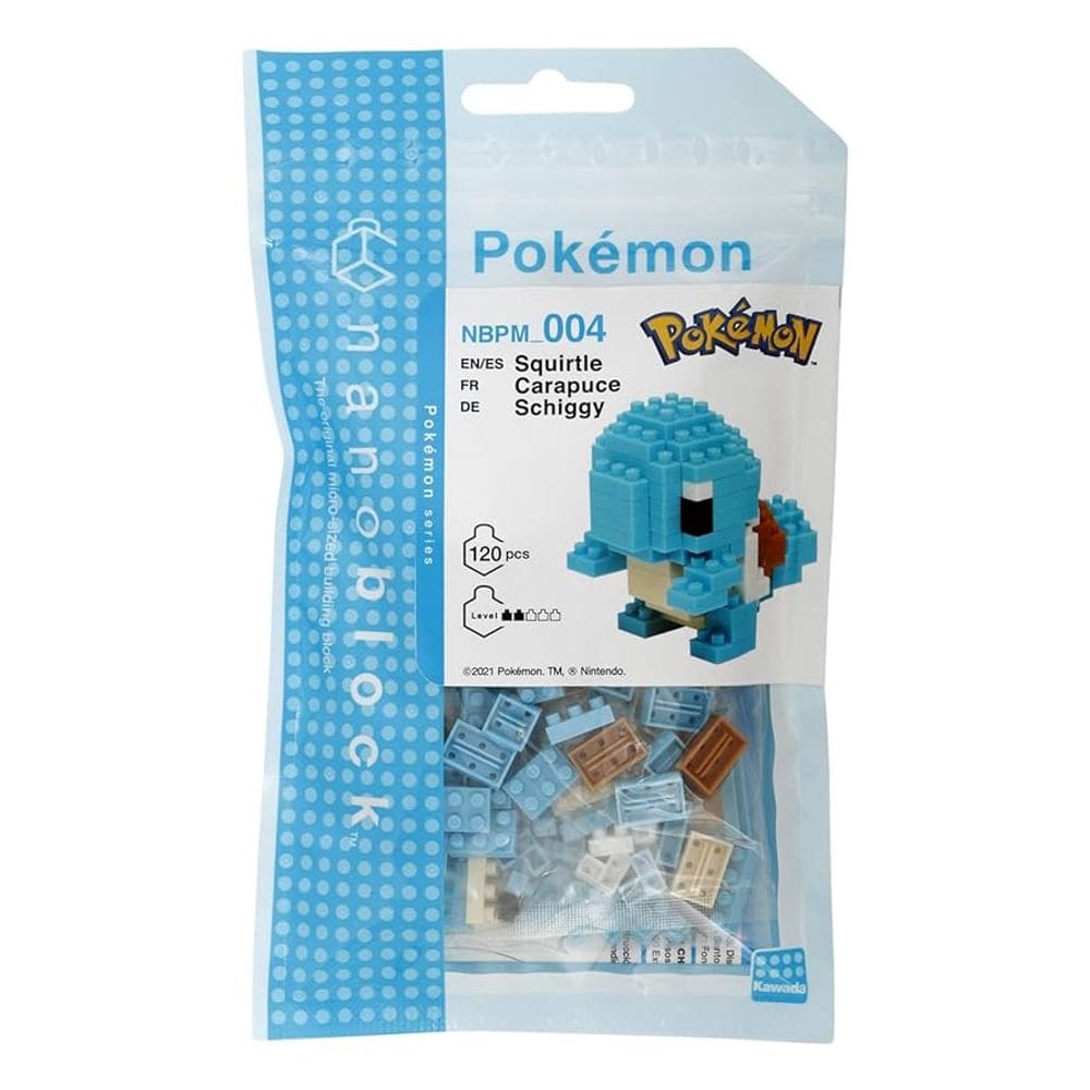 Blocos De Montar Pokémon Squirtle Nanoblock - Kawada