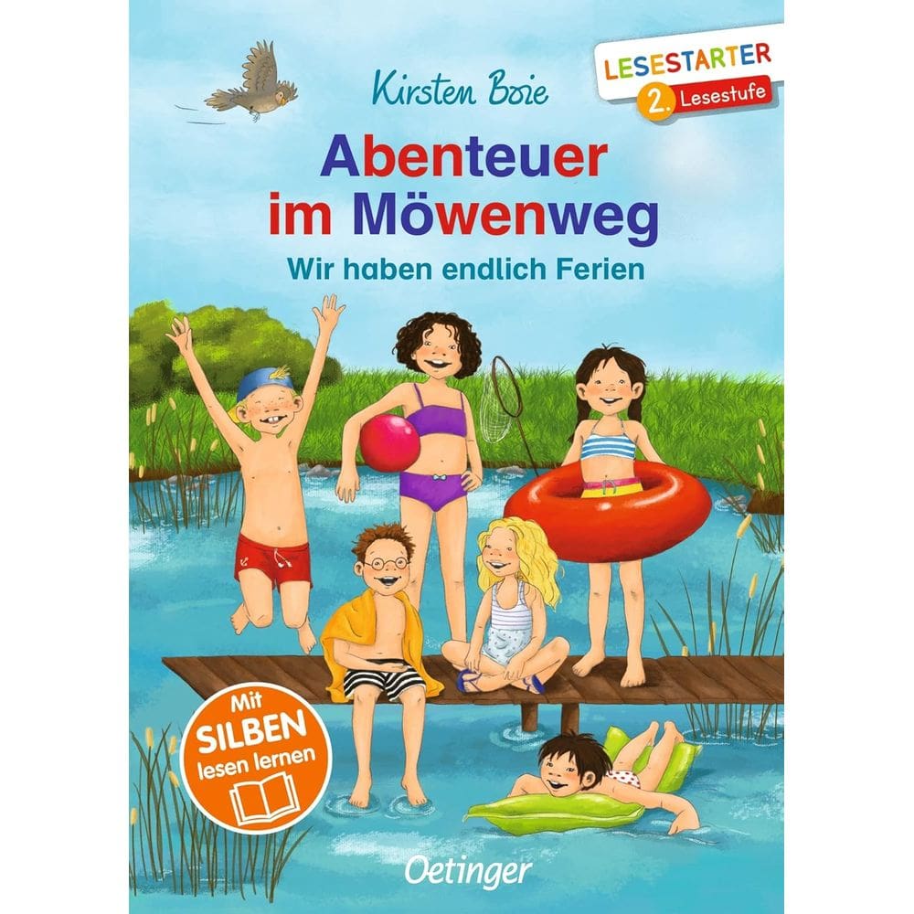 Abenteuer im Möwenweg. Wir haben endlich Ferien: Mit Silben lesen lernen. Lesestarter 2. Lesestufe Capa dura – 8 fevereiro 2022 (Livraria Alemã)