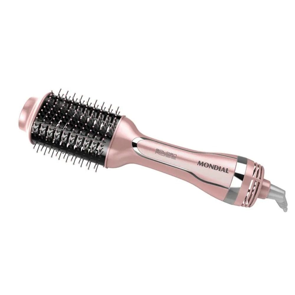 Escova Secadora Mondial Golden Rose 3 em 1 com Tourmaline Íon 1200W Bivolt - ES-02-BI