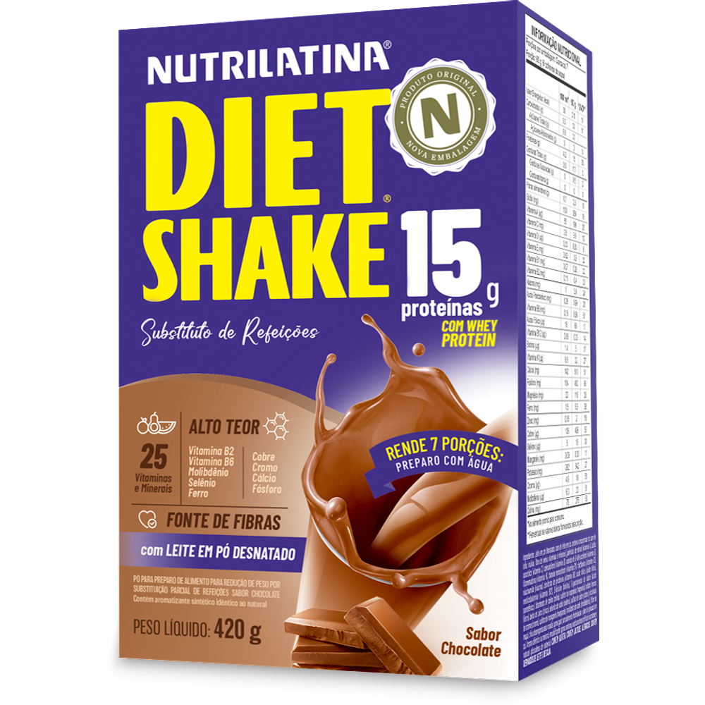 DIET SHAKE CHOCOLATE Nutrilatina 420g