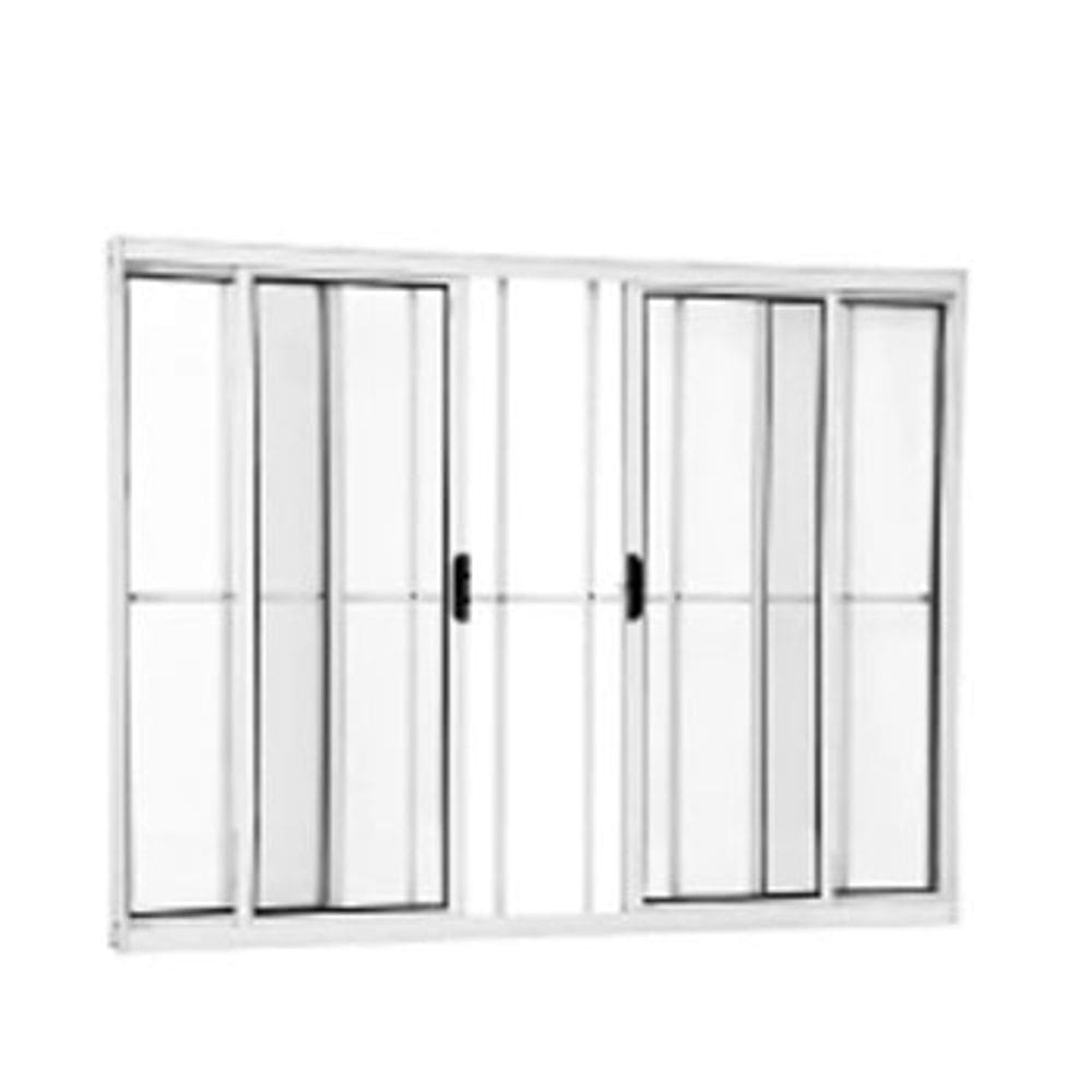 Vitro 4 Folhas Aluminio Branco 1,00x1,50 C/grade
