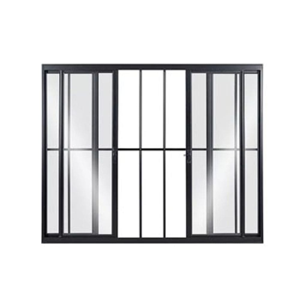 Vitro 4 Folhas Aluminio Preto 1,00x1,50 C/grade