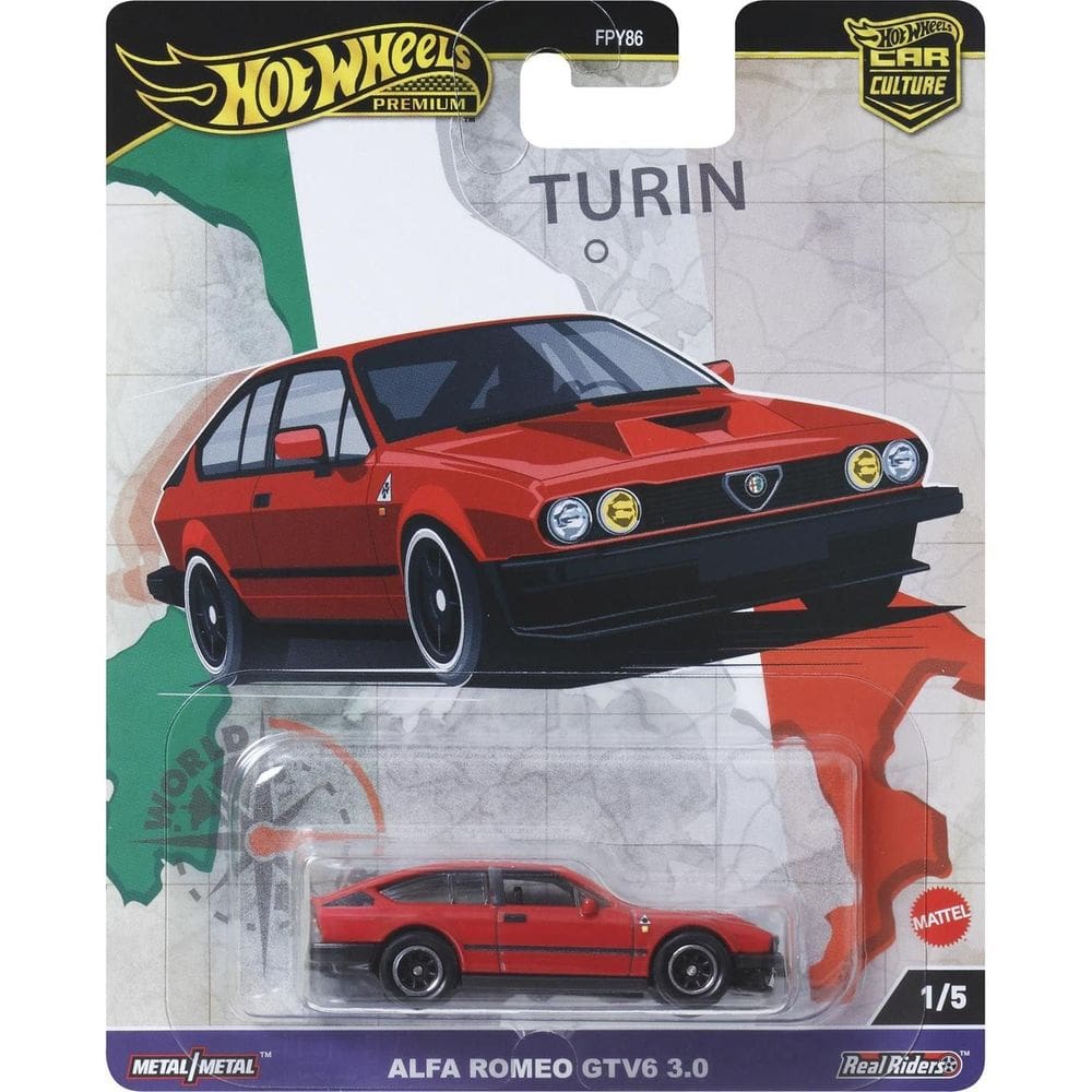 Carrinho - Alfa Romeo GTV6 Car Cultur MATTEL