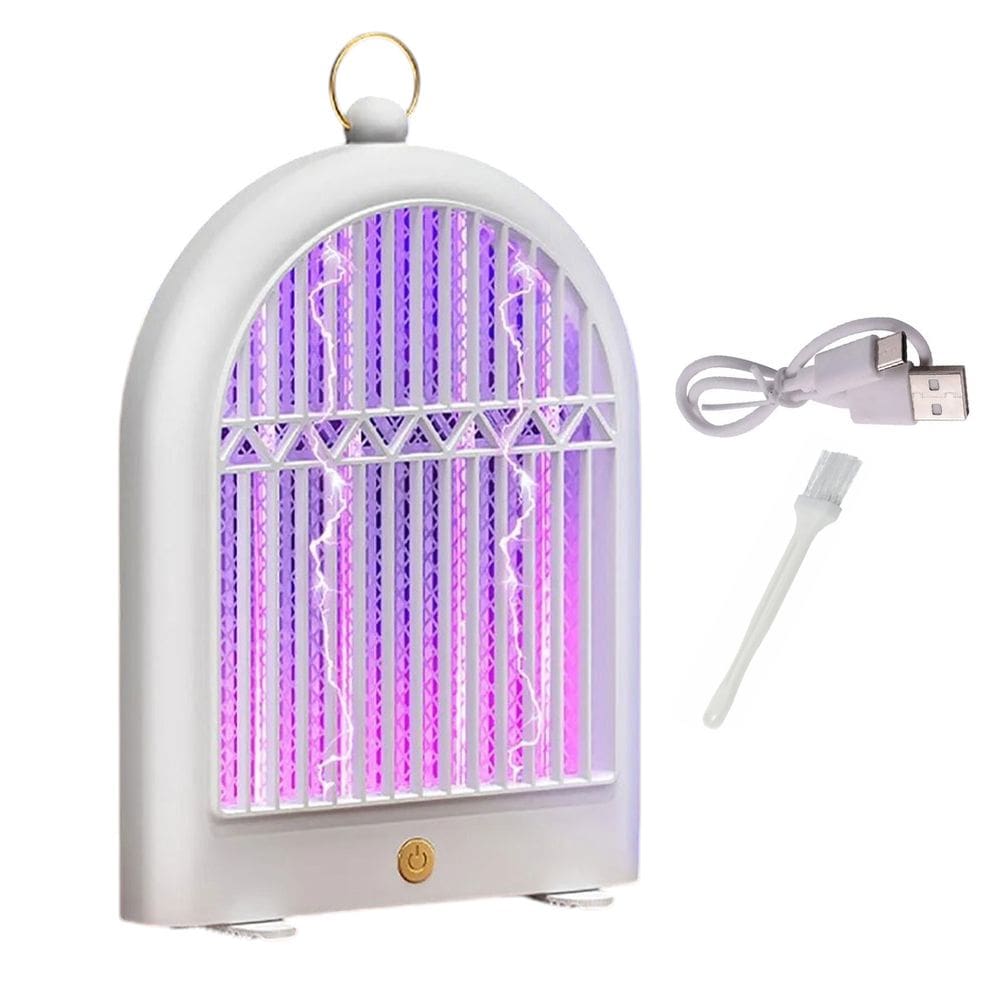 Luminaria Repelente Luz Uv Armadilha Pega Inseto Mosca Mosquito Pernilongo Usb Portatil Gancho Pendurar Previne Doenças