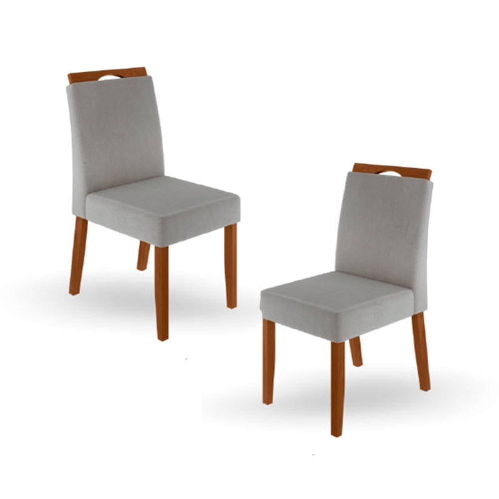 cadeiras de jantar pegador madeira sara star moveis