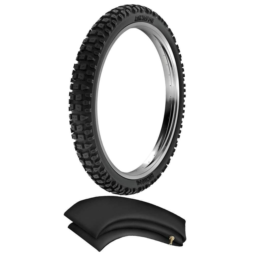 Kit Pneu Xr 250 Tornado Xtz 250 Ténéré 80/90-21 48p Rt36 Rinaldi + Camara
