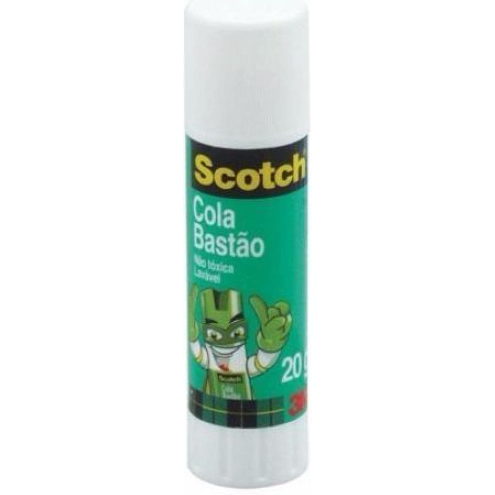 Cola Em Bastão 20G Scotch - Kit Com 06 Unidades