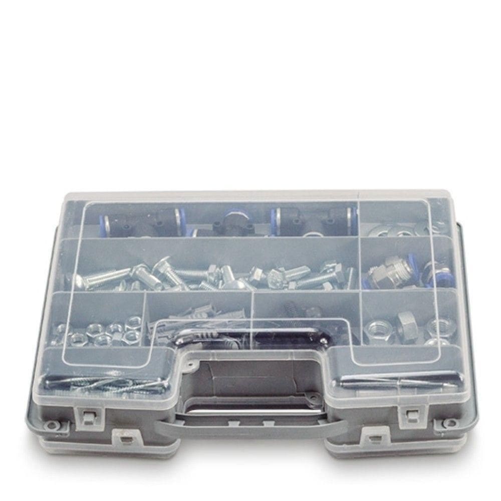 Maleta Estojo 2 Em 1 Organizar Pequenas Peças Bijuterias, Jóias, Parafuso, Objetos Costura