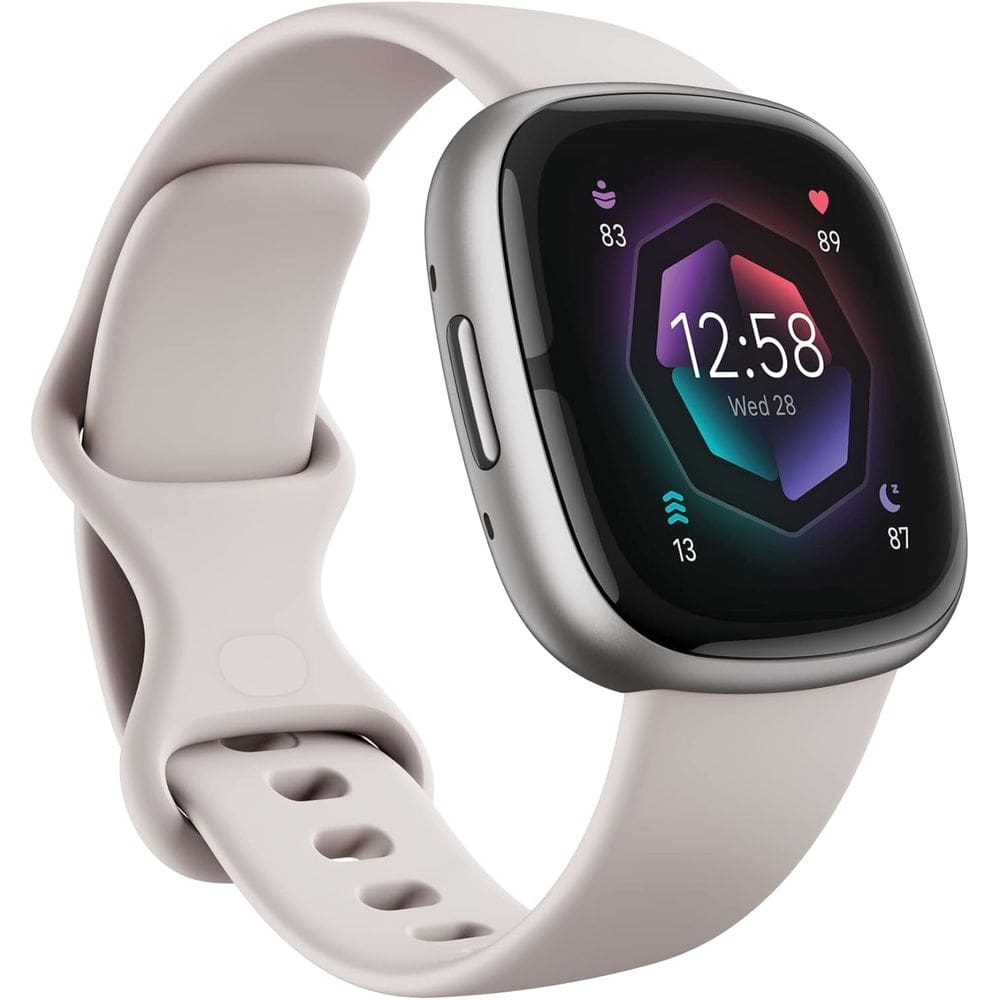 Smartwatch Fitbit Sense 2 Advanced Health ECG SpO2 GPS branco