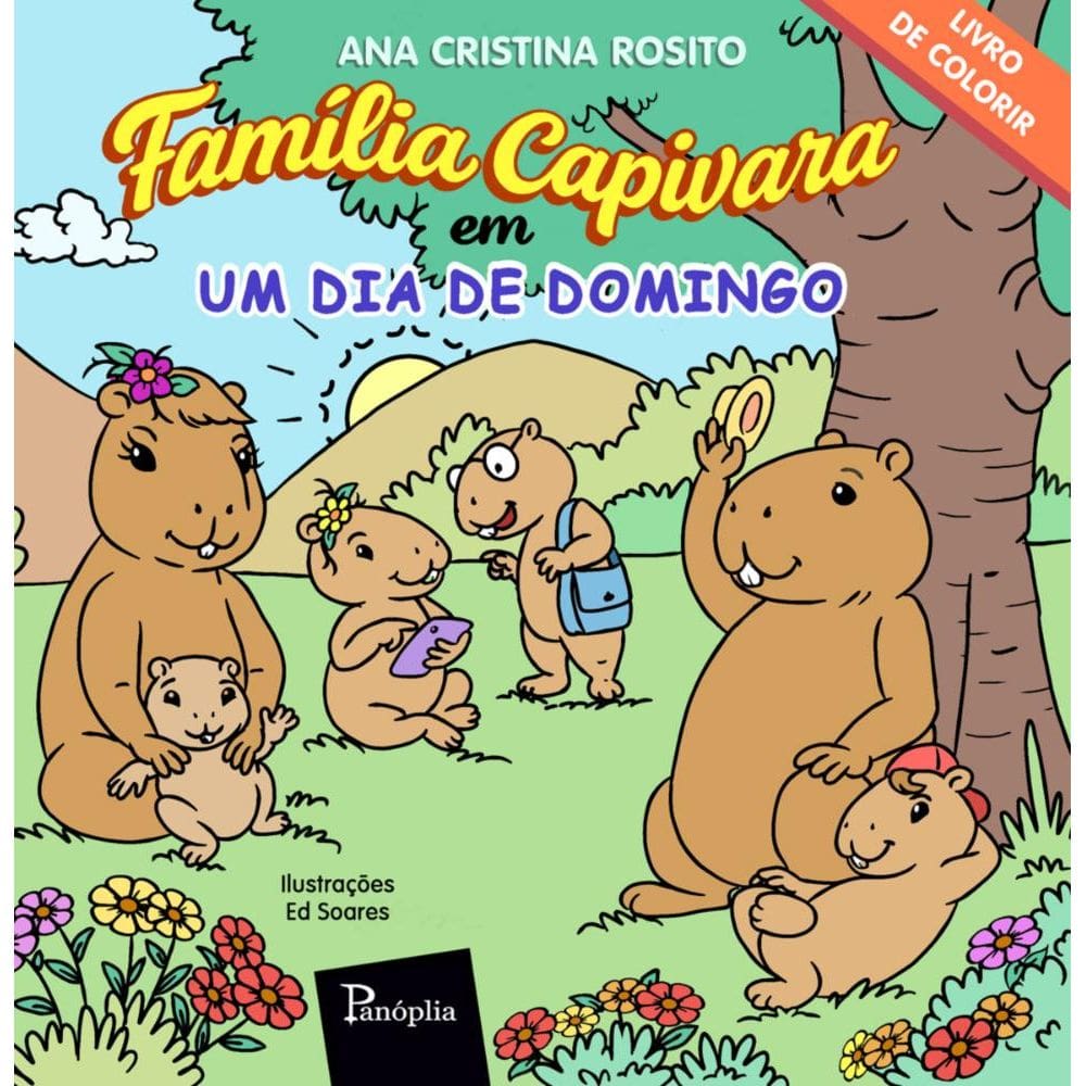 Família Capivara em Um Dia de Domingo