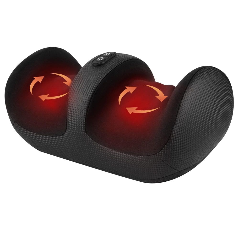 Massageador de pés Nekteck com calor e rolo para circulação