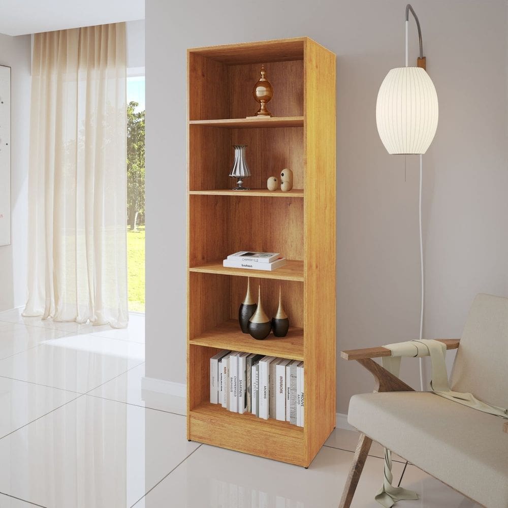 Livreiro Chokito 5 Prateleiras Cobre - Casa Giulia