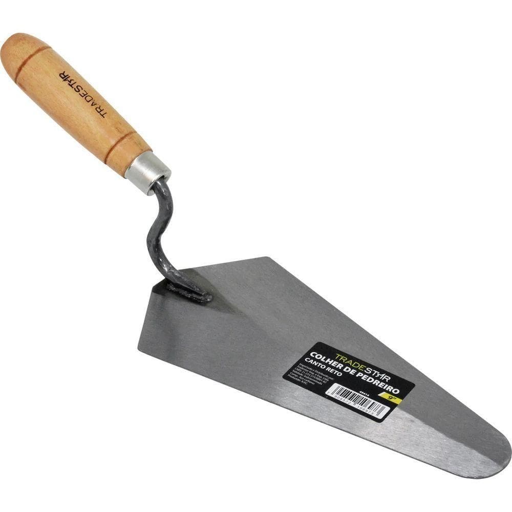 Colher De Pedreiro 9`` Canto Reto Tradestar