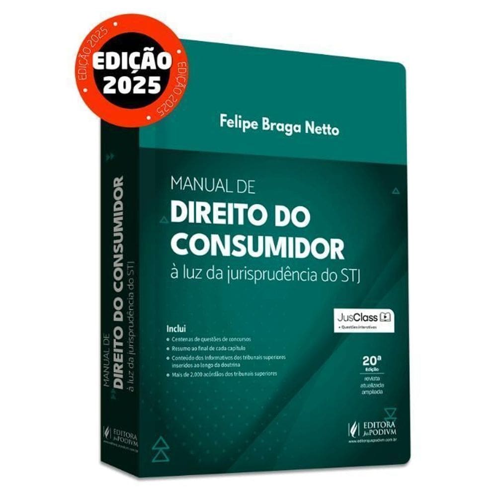 Manual De Direito Do Consumidor à Luz Da Jurisprudência Do Stj (2025)