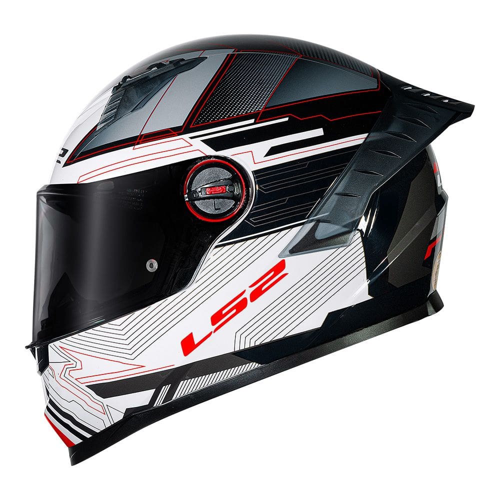 Capacete LS2 FF358 Pro Digital Preto e Branco