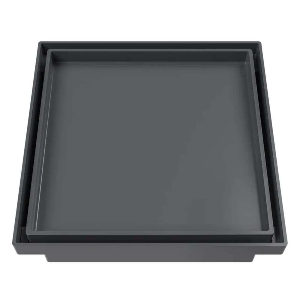 Ralo Oculto Invisivel Cinza Astra Universal Pvc Abs Pp 10Cm