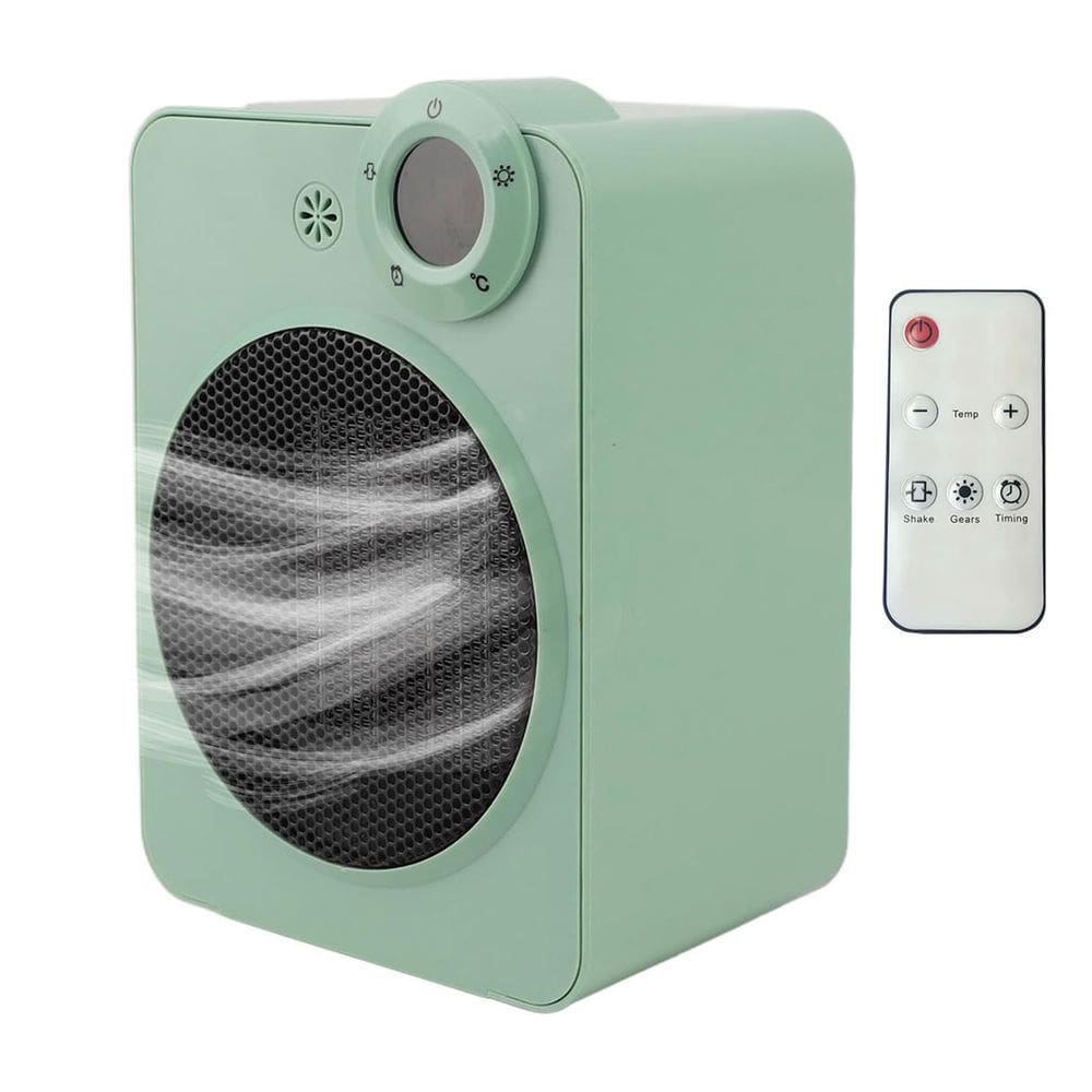 Aquecedor Eletrico Temperatura Ajustavel Display Digital Controle Angulo 70 Graus Portatil Casa Trabalho Potente Seguro