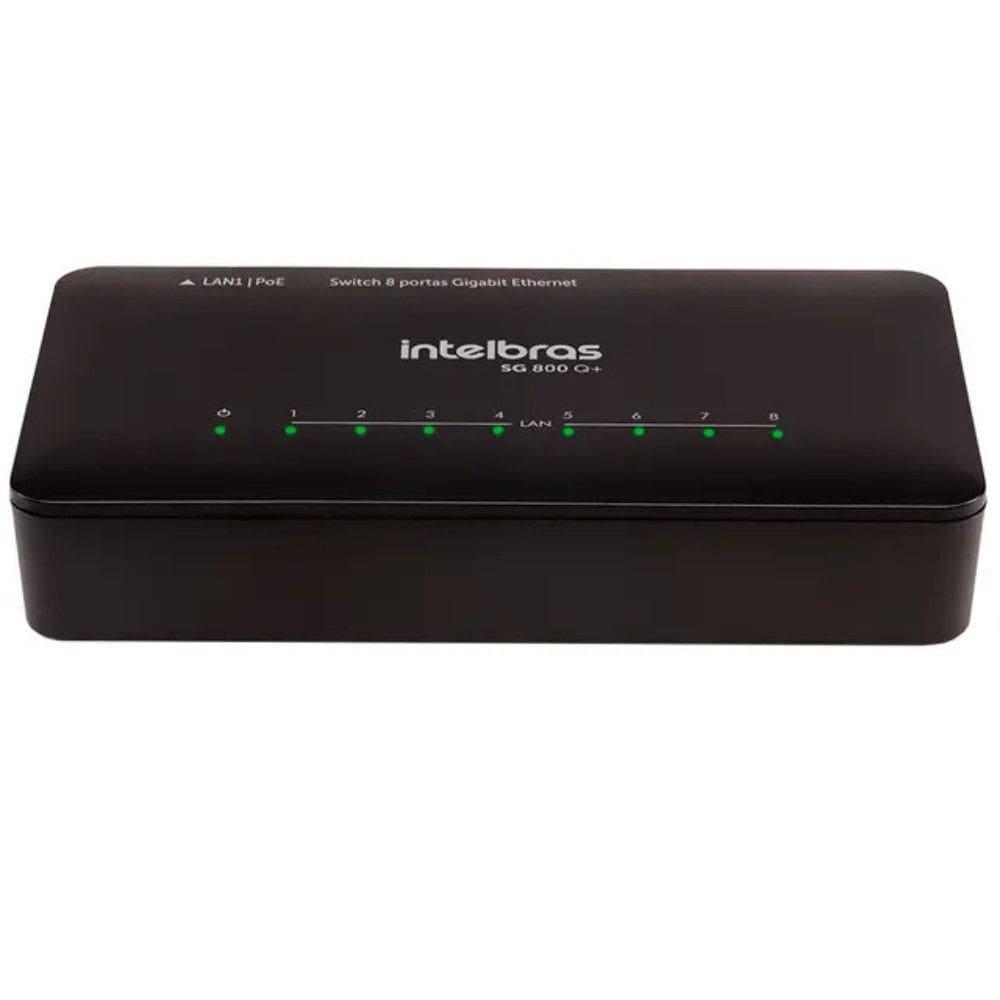 Switch Intelbras Gigabit SQ 800Q+ 8 Portas 4760079