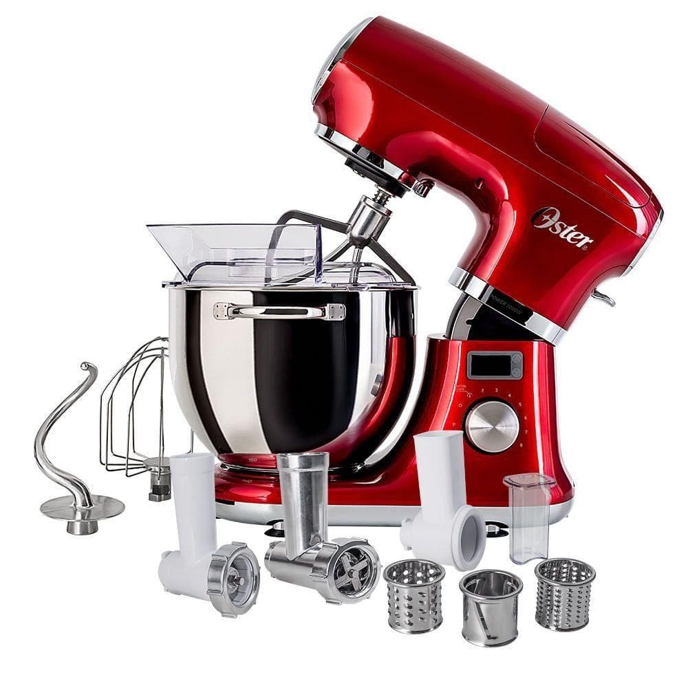 Kit Completo Batedeira Planetária Digital Multifuncional Com Acessórios Oster - 110V