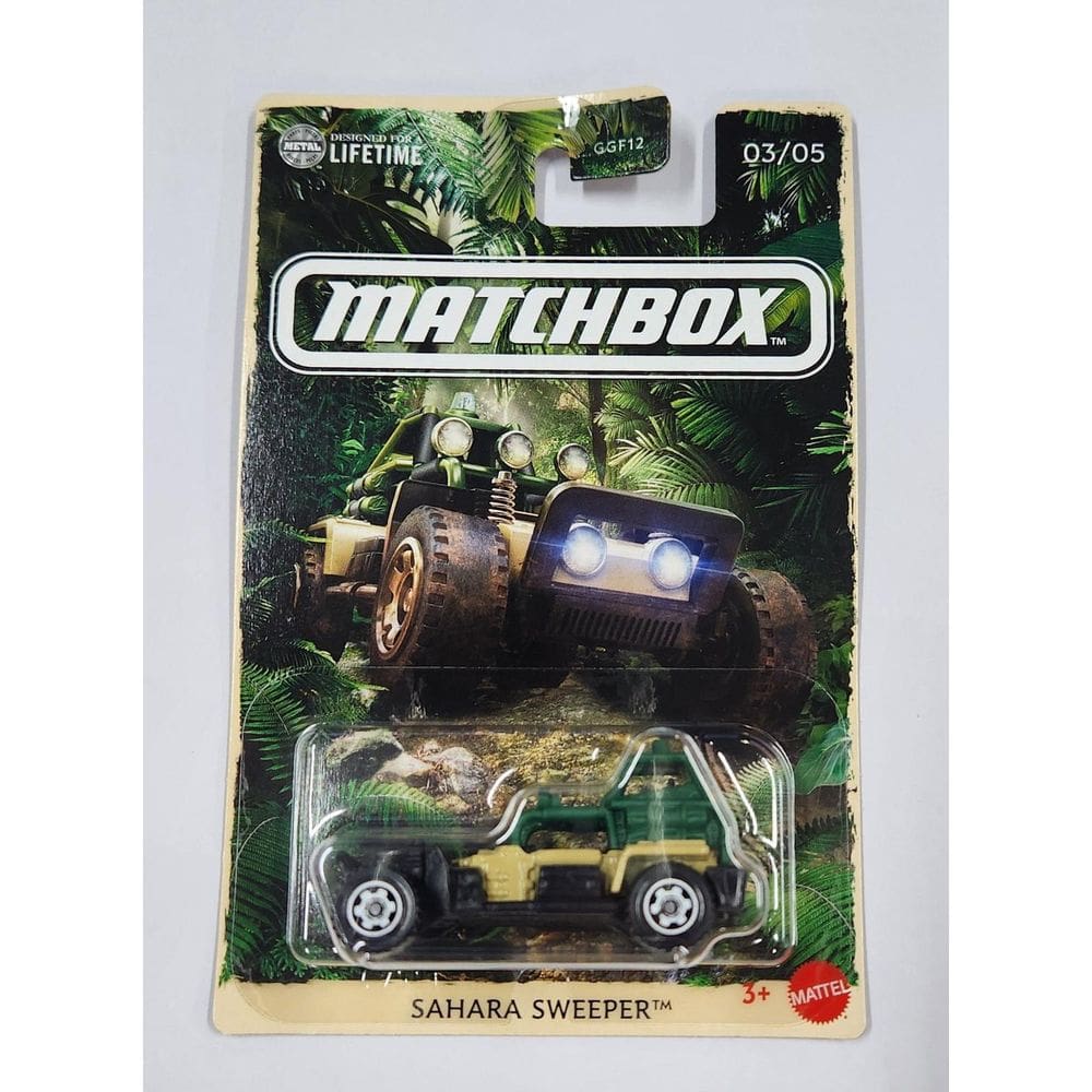 Carrinho - Sahara Sweeper Matchbox MATTEL