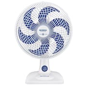 Ventilador de Mesa Mondial Super Power 6 Pás 30cm 220v Branco Azul VSP-30-W