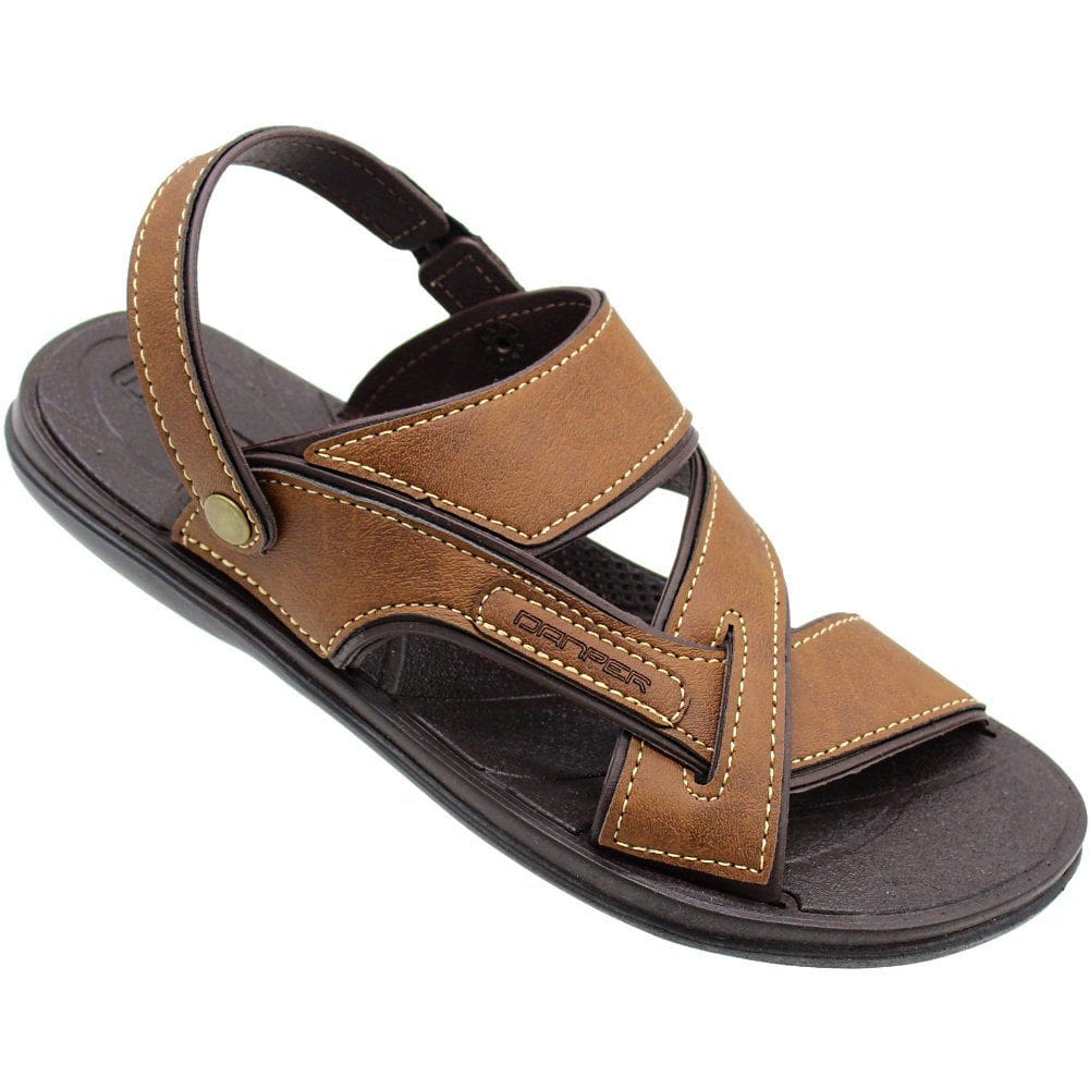 Sandália Danper Tradicional Tiras Cruzadas Trekking Masculina
