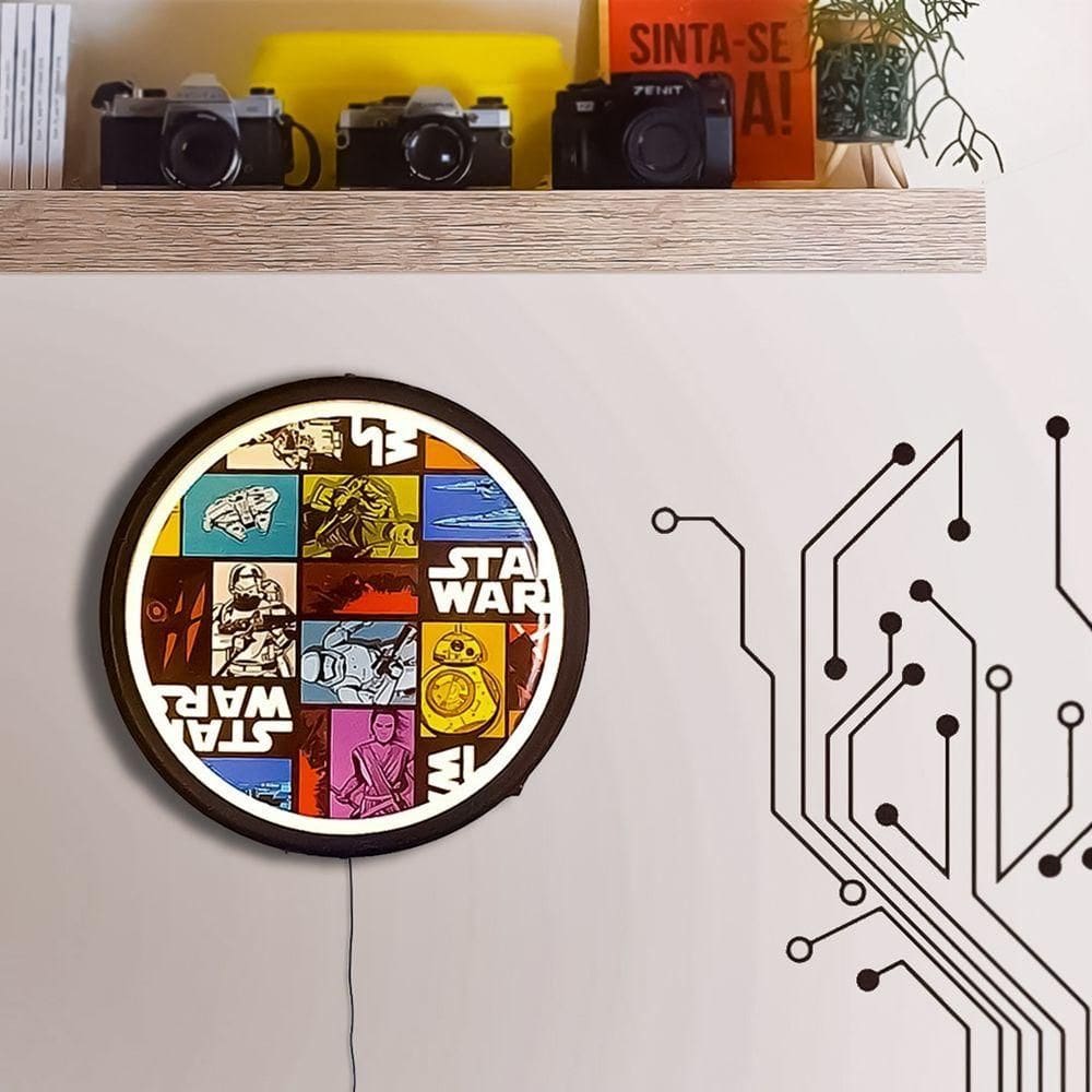Luminária Led Galáxia Star Wars Para Decoração Intergaláctica