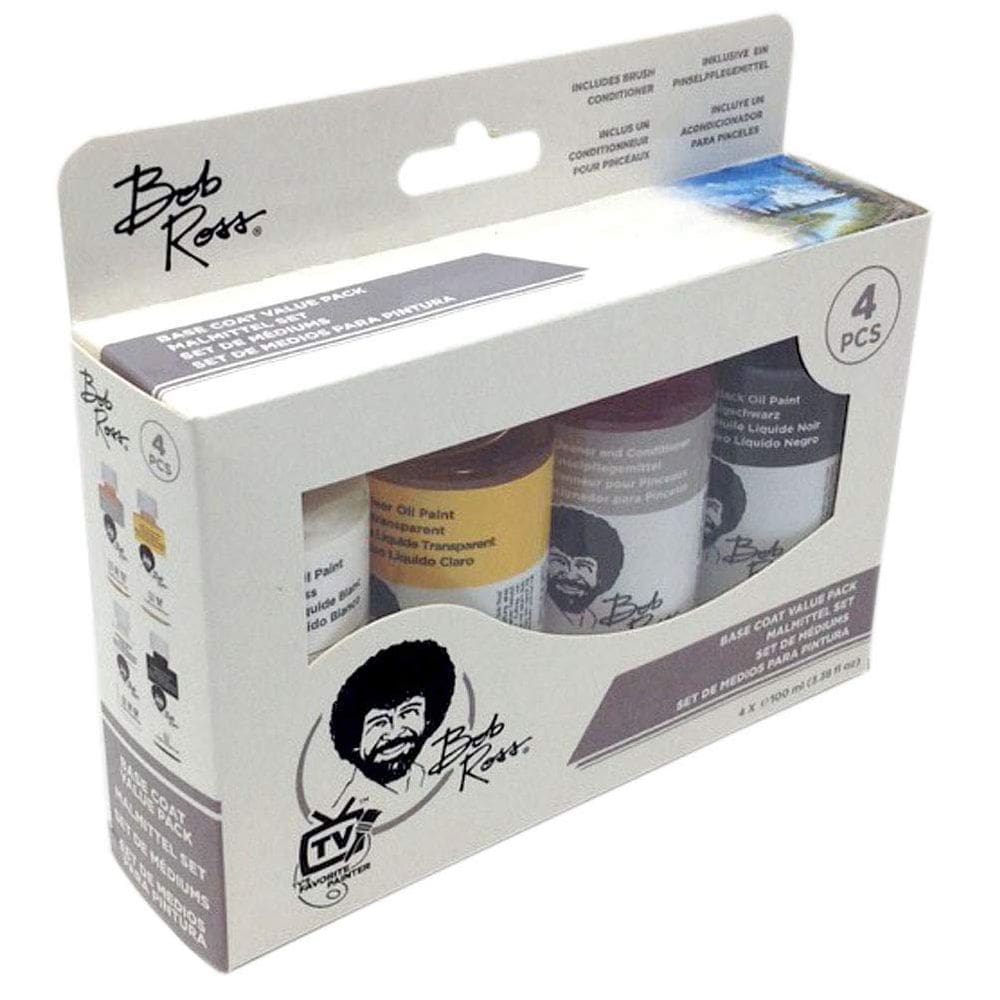 Pacote econômico Paint Basecoat Bob Ross 118 ml x 4
