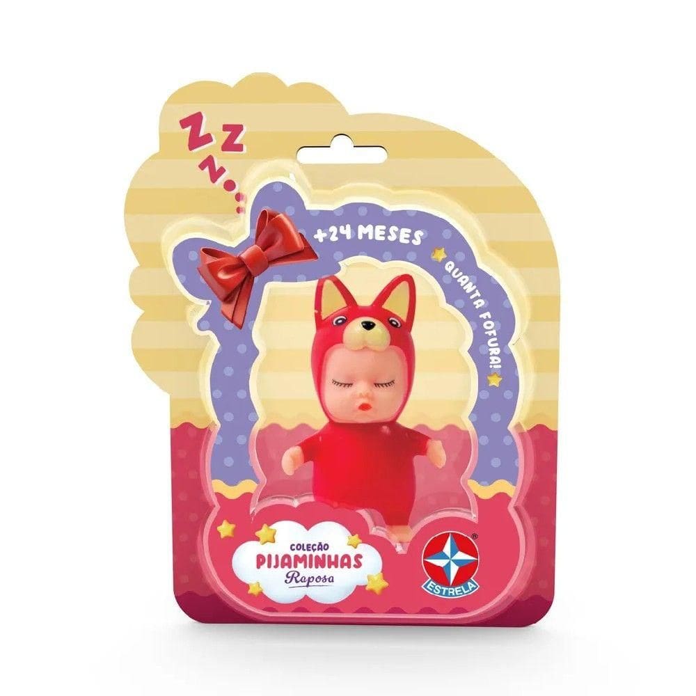 Coleção Pijaminhas Mini Boneca Raposa - Estrela