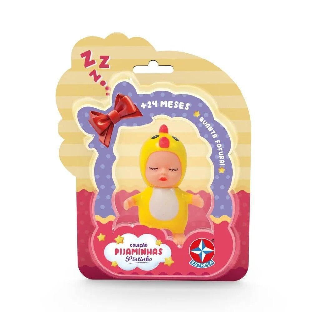 Coleção Pijaminhas Mini Boneca Pintinho - Estrela
