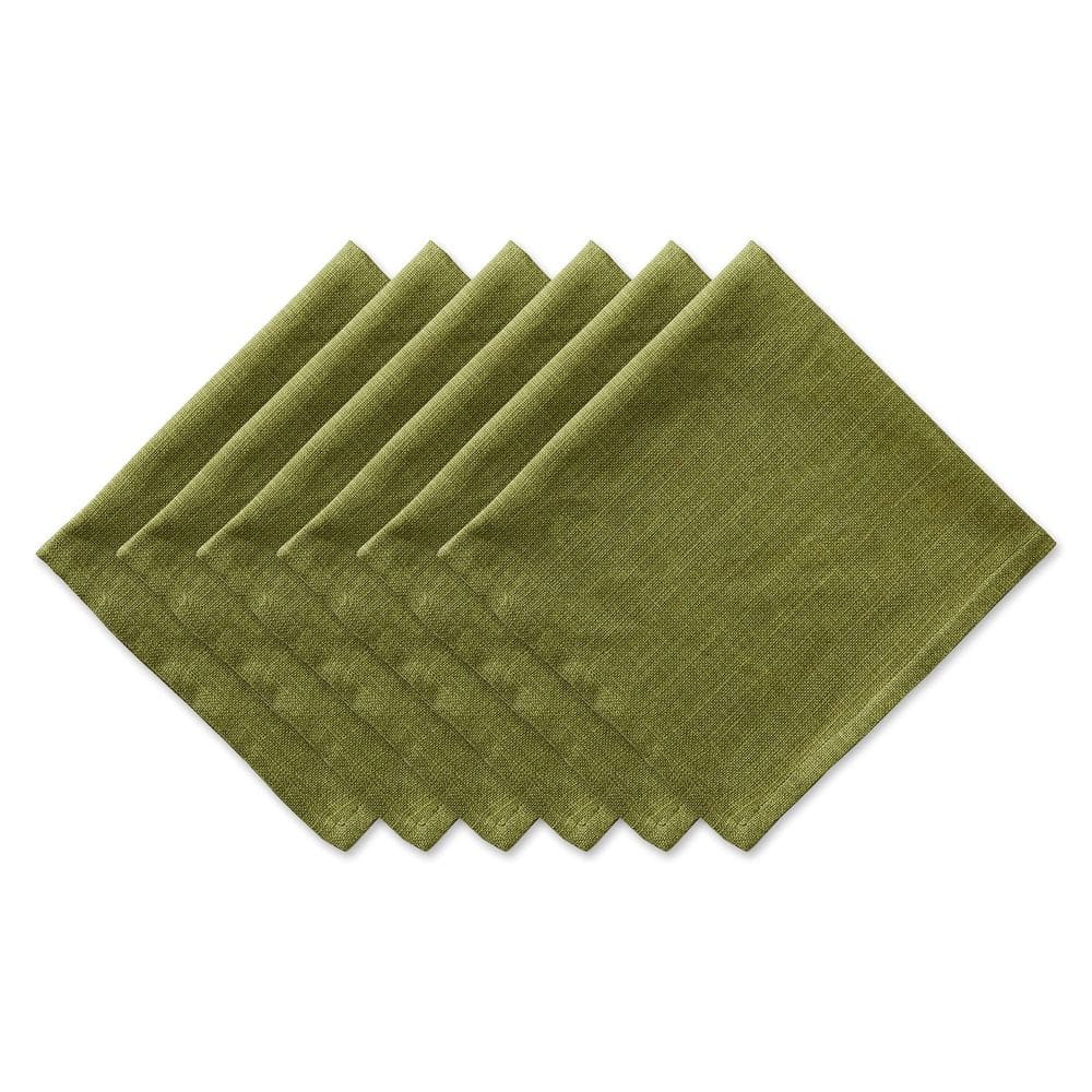 Conjunto de guardanapos DII Variegated Tabletop Collection Olive Green