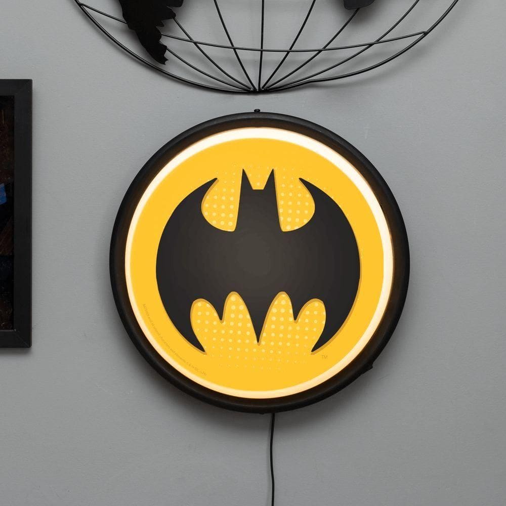 Luminária De Parede Led Do Batman - Iluminação E Estilo Para Fãs Do Cavaleiro Das Trevas
