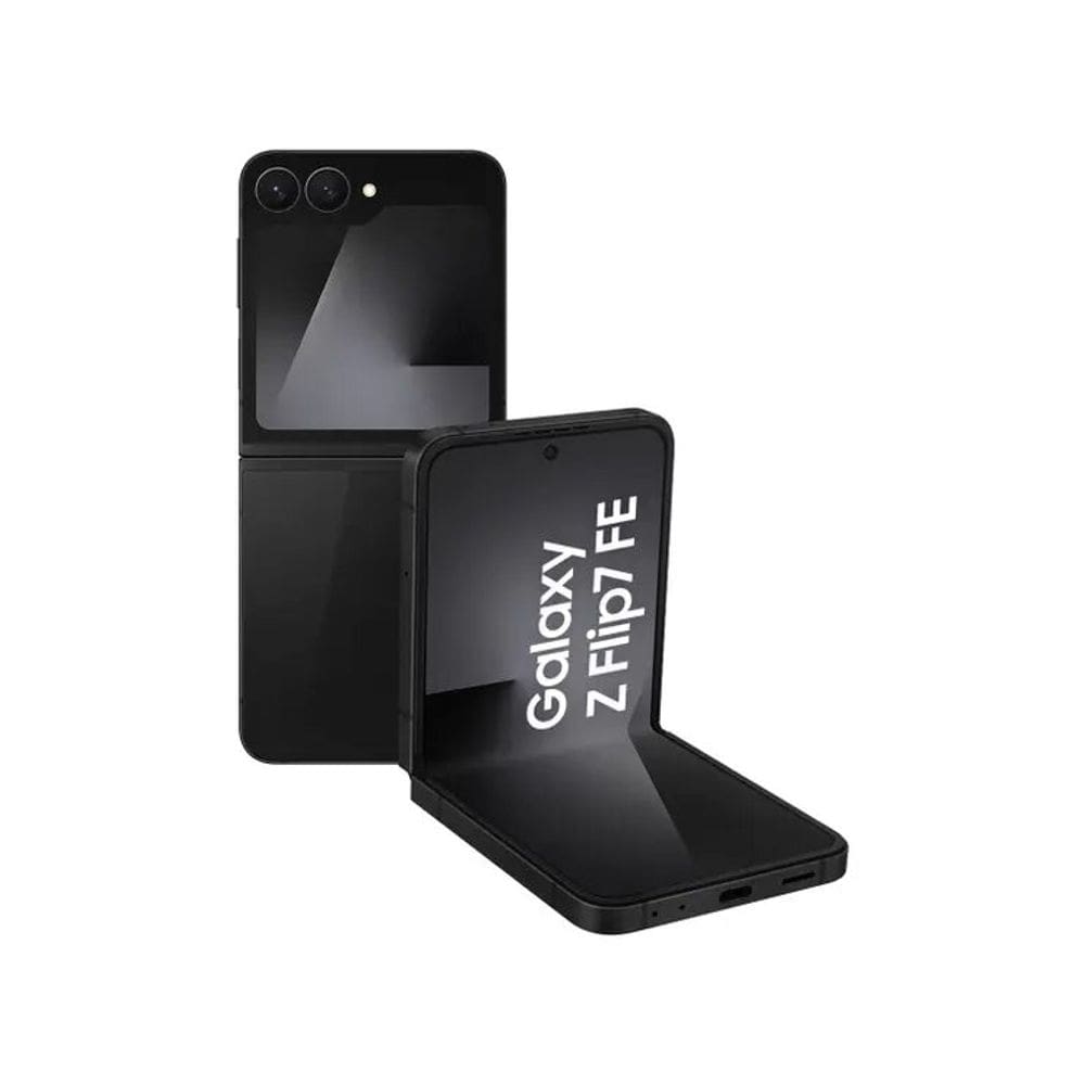 Smartphone Samsung Galaxy Z Flip7 FE 128GB 5G - Preto, Tela dobrável de 6.7”, 8GB de RAM