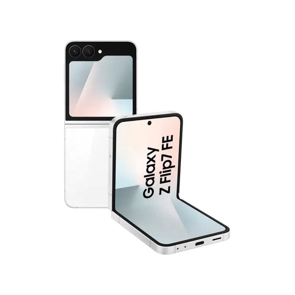 Smartphone Samsung Galaxy Z Flip7 FE 256GB 5G - Branco, Tela dobrável de 6.7”, 8GB de RAM