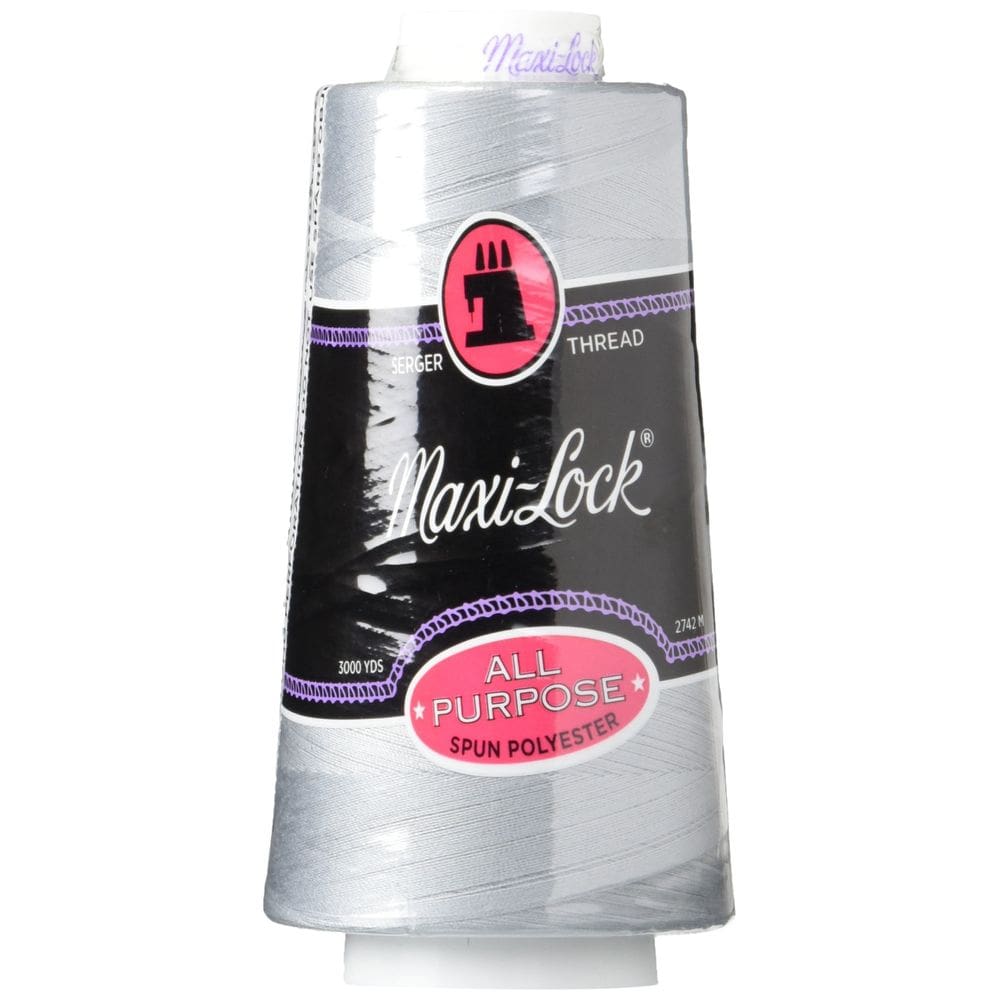 Thread Cone American e Efird Maxi Lock 3000 jardas cinza claro