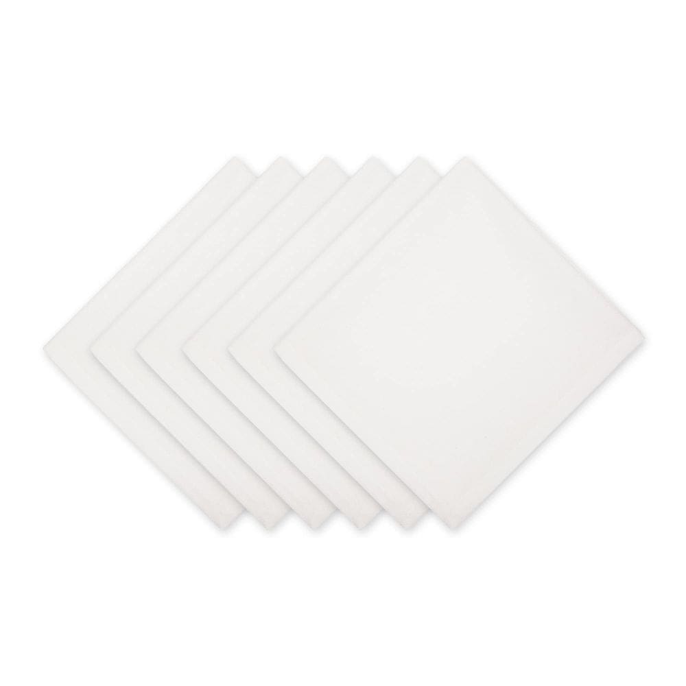 Conjunto de guardanapos DII Variegated Off-White 100% algodão 20x20cm (6 unidades)