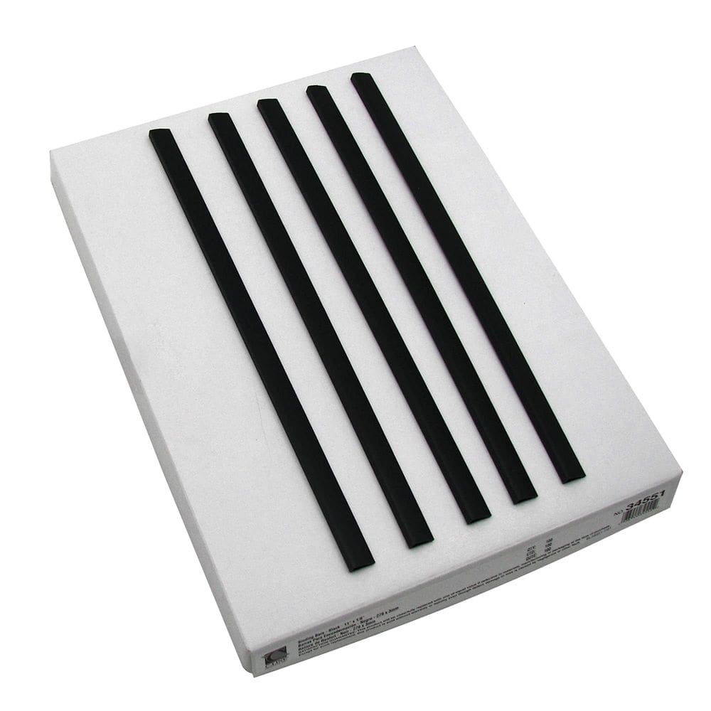 Barras de encadernação C-Line Slide `N Grip 11x0,3 cm, 20 folhas, pretas