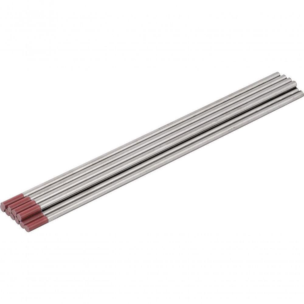 Eletrodo Tungstênio 2,4mm Vermelho Com Tório Com 10 Pç Vonder