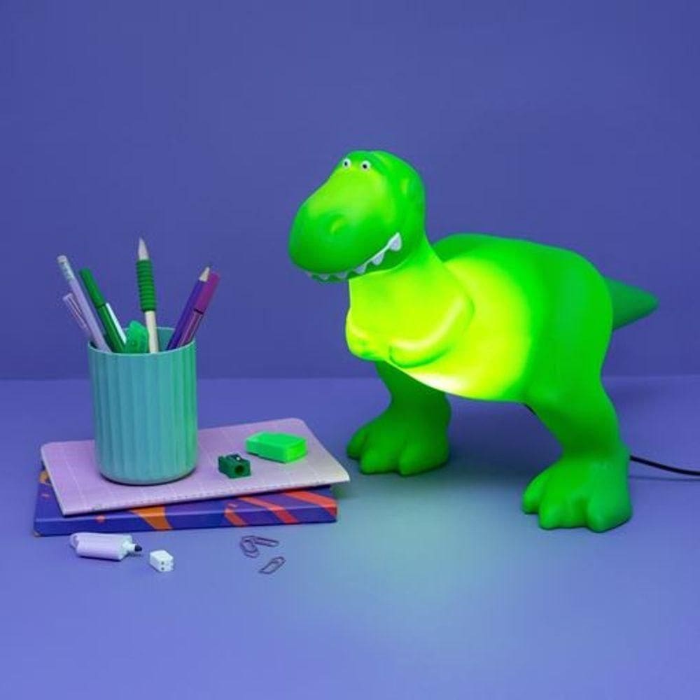 Luminária Dinossauro Rex Toy Story - Luz Noturna Para Crianças