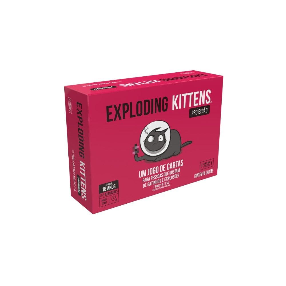 Exploding Kittens: Proibidão Jogo de Cartas Galápagos