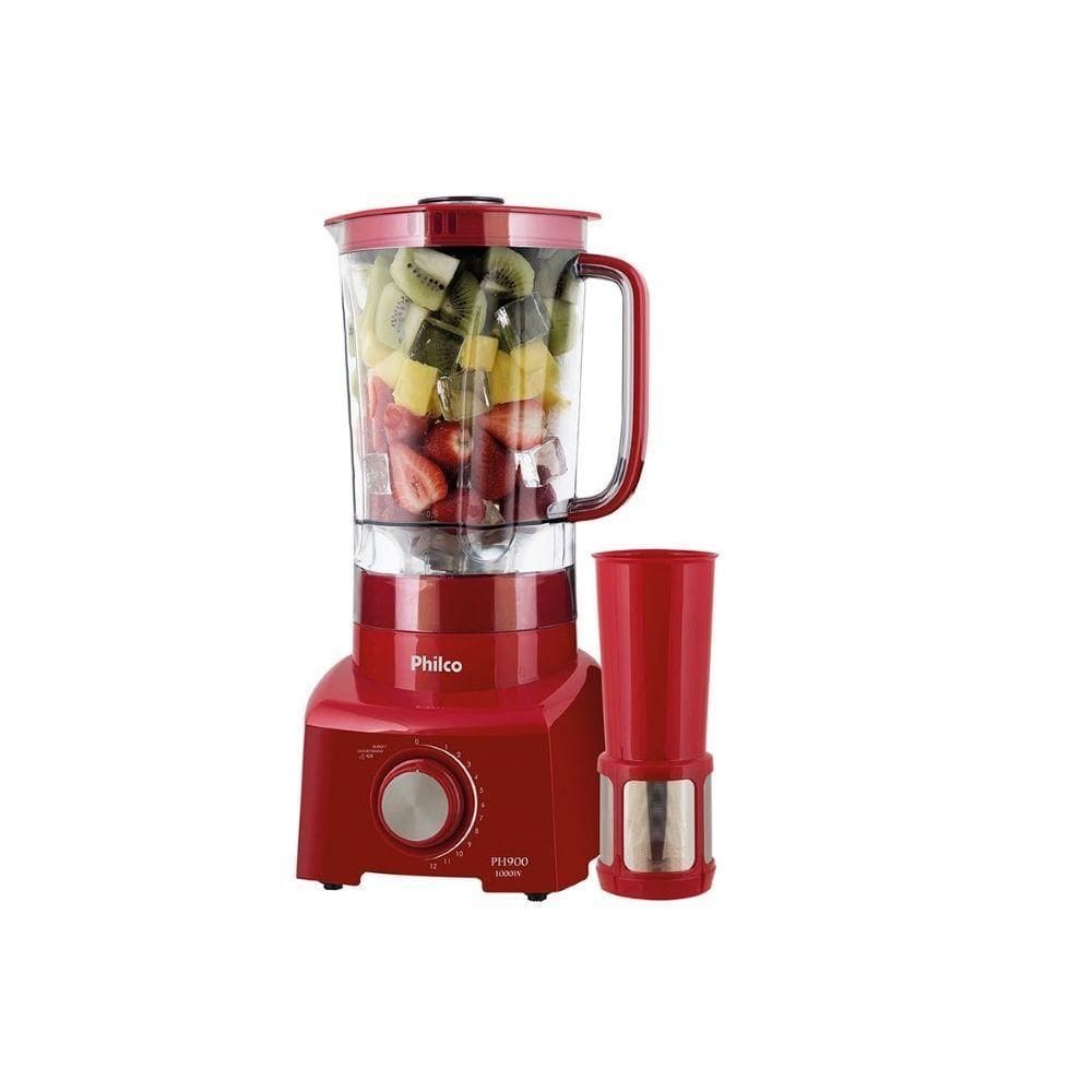 Liquidificador Ph900 1200W Philco Vermelho 3L 110V