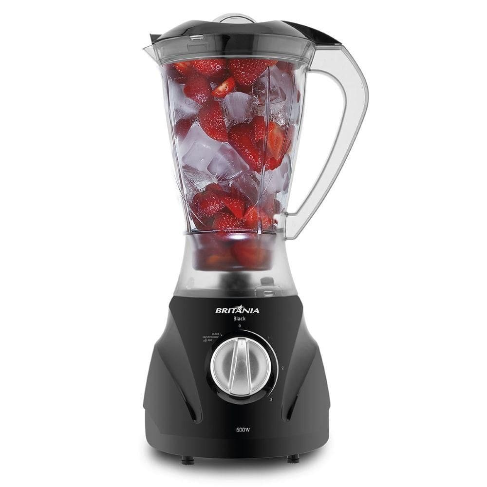 Liquidificador Black 600W Britânia Preto 2,1l 220V