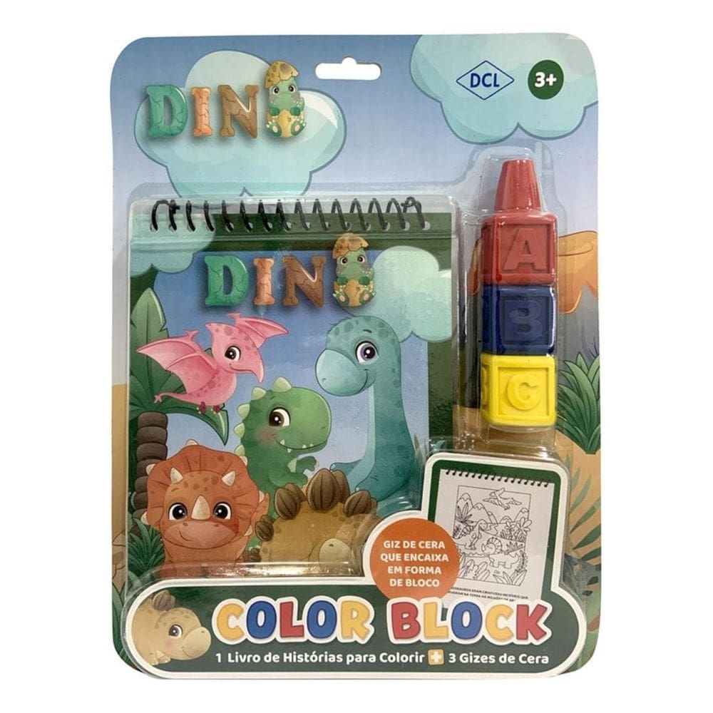 Color Block - Dinossauros