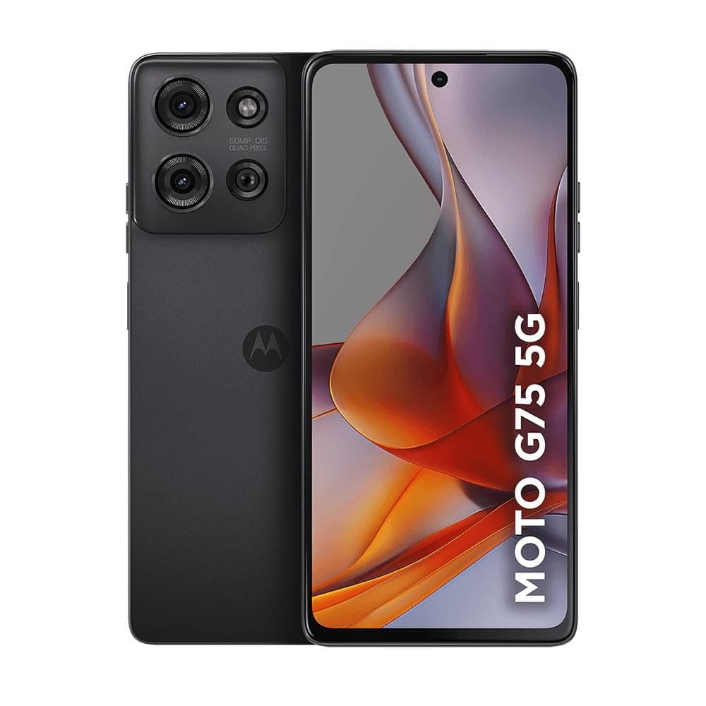 Smartphone Motorola Moto G75 5G 256GB 8GB RAM + 8GB RAM Boost Câmera Traseira 50MP + 8MP Frontal 16MP Tela 6.8” Preto