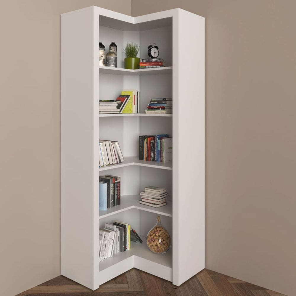 Estante de Escritório Canto Aberto com 5 Prateleiras ME4132 Branco