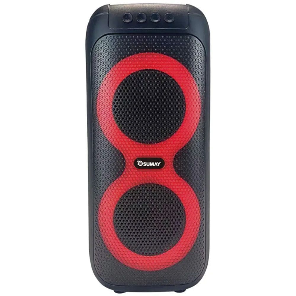 Caixa de Som Portátil Sumay Slim Box 60W Bluetooth