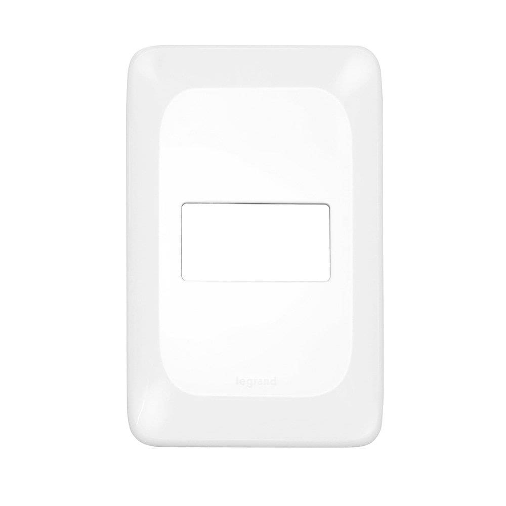 Placa Pial Pop para 1 Módulo Horizontal com Suporte 4X2