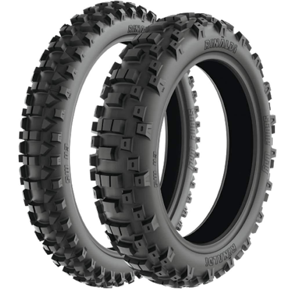 Par Pneu Moto Cross Trilha 140/80-18 + 90/100-21 Sw43 Rinaldi