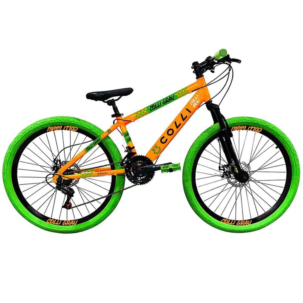 Bicicleta Aro 26 Colli Grau 21 Marchas Freio a Disco