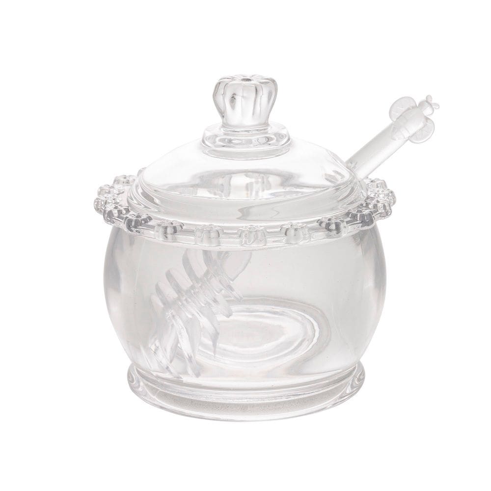 Meleira de Cristal C/Pegador Daisy Transparente Wolff